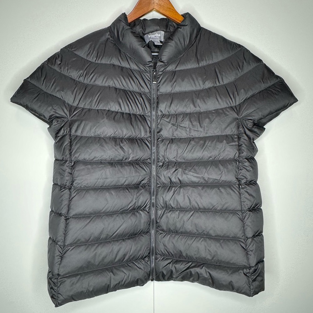 Martha Stewart Short Sleeve Puffer Vest